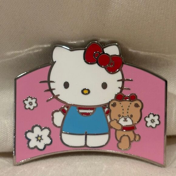 Loungefly Sanrio Hello Kitty & Friends Hello Kitty Color Portrait Enamel Pin NEW - Picture 3 of 5
